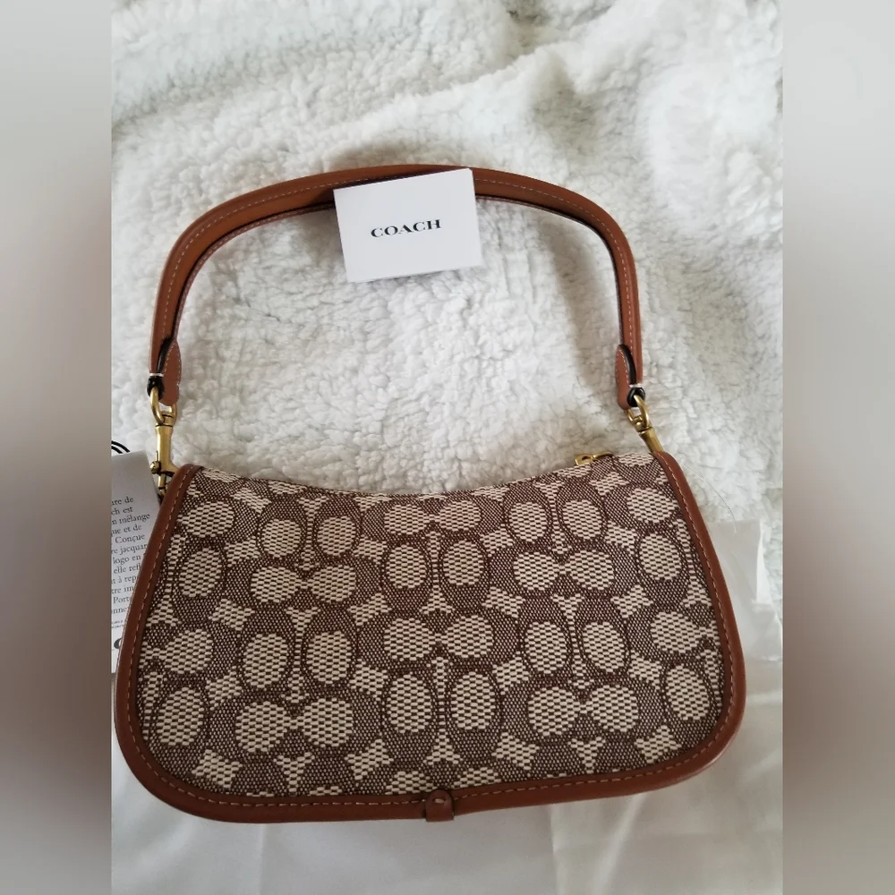 🎀NWT Authentic Disney X Coach Swinger Signature Textile Jacquard Mickey Mouse💖 - Picture 7 of 16